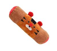 Juguetes para Perros para masticadores, Juguete de Cuerda de Felpa Suave de Tigre de Cilindro Suave | Juego de Limpieza de Dientes de Perro, del estrés de Mascotas para Salud, Mascotas