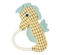 Juguetes para perros rellenos duros, juguetes de peluche para perros chirriantes,Juguete de trinquete para animales marinos acolchados | Herramienta de entrenamiento de papel arrugado, juego