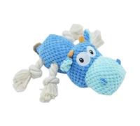 Juguetes para perros resistentes y chirriantes,Juguete para perros de vaca - Juguetes para perros lindos y chirriantes | Cachorros de muñecas para mascotas resistentes a las mordeduras para perros gra