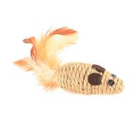 Juguetes para ratones, juguete portátil de cuerda para gatos, juguete interactivo de plumas para gatos, juguete elástico para gatos, juguete chirriante para gatos para aburrimientos