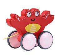 Juguetes para Tirar para niños de 1 año,Juguete para Tirar - Lindo y Divertido Juguete de Empujar y, Juguetes de Cuerda con Forma de Animal - Juguete de educación temprana con Ruedas de Goma, ju