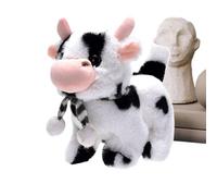 Juguetes Para Vacas - Animal De Ganado De Simulación De Terciopelo De 160 G, Juguete Interactivo Con Sonido Que Funciona Con Pilas | Tarea De Aprendizaje Educativo, Experiencia Sensorial Para Niños, A