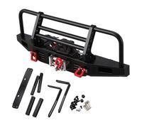 Juguetes Parachoques Rc Para Traxxas Para Trx4 Para Axial Para Scx10 II 90046 1/10 Parachoques Delantero De Metal Con Cabrestante Sistema Control Remoto RC Crawler