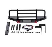 Juguetes Parachoques Rc Para Traxxas Para Trx4 Para Defender Para Axial Para Scx10 II 90046 1/10 Parachoques Ajustable De Metal Delantero Coche Trepador Control Remoto Piezas