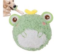 Juguetes pequeños chirriantes para perros | Pelota interactiva con forma de animal | Juguete masticable para cachorros - para aliviar el estrés, ejercicio, entrenamiento de tirón de guerra, dentición