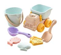 Juguetes Playeros,Divertido Set de Juego Portátil para Exteriores con Palas y Cubo | Set Infantil de Juego Playero para Castillos Areneros,Para Niños de 3 Años o Más Patio Parque Río Guardería Preesco