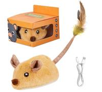 Juguetes Ratones Gato Lideros Interactivos Juguetes RatóN Recargables Con Sonidos El Sensor Movimiento El RatóN En Movimiento Bola Gato En Movimiento Gatos Interiores Matan Aburrimiento ＆ Ejercicio