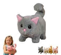 Juguetes Realistas para Gatos: AlegríA Y Calidez Sin LíMites. Nuevo Gatito Robot con IA. Juguete Realista Que ActúA como Un Gato De Verdad. Gatos De Juguete Que Caminan (Gris)