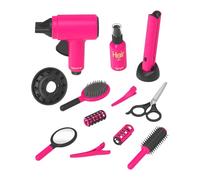 Juguetes Salón Peluquería para Niña - 14 Piezas Juguetes Disfraces Realistas Simulación Infantil Juego,Peluquería para Jugar,para Niños Barbería Y Aseo En Casa, Exterior, Viaje, Guardería Y Juegos