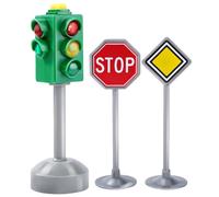 Juguetes semáforos - ABS de 4,92 pulgadas | Luz de señal de educación vial con luces y sonidos | Miniseñales de seguridad vial | Juguete educativo para el tráfico por carretera, para mantener a los