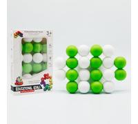 Juguetes sensoriales Bola mágica 3D Esfera Juguete antiestrés Cuentas Coloridas educativas para aliviar el estrés Juguete de Escultura de Escritorio Juguetes para Actividades de Aprendizaje Creativo