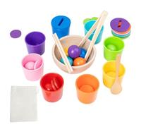 Juguetes sensoriales de clasificación de color, juego de clasificación de bolas - Aprende colores para contar juguetes | Juego de pelota interactivo, juguetes a juego con colores arcoíris, juguetes de