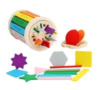 Juguetes Sensoriales De Clasificación Por Colores | Educativo De Motricidad Fina De Madera | Juguetes Sensoriales de Aprendizaje para Emparejar Colores - Para Desarrollo Resolución De Problemas Juego