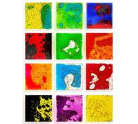 Juguetes Sensoriales Líquidos de Gel Suave - Set de 6 - Juguetes Sensoriales Cuadrados para Manejo del Estrés, para Guardería y Sala de Juegos(12-Piece Set)