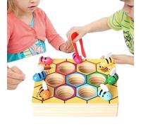 Juguetes Sensoriales Ordenar por Colores, Juego Educativo Trampa de Abejas para Aprender los Colores, Juguete Educativo de Aprendizaje para 3 Años y Más Jardín de Invernadero Interior Exterior Viaje