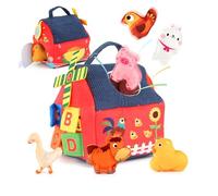 Juguetes sensoriales para bebés, juego de reconocimiento de cartas de desarrollo para aprendizaje, juego de alfabeto de felpa suave, función de desarrollo de habilidades educativas para jou