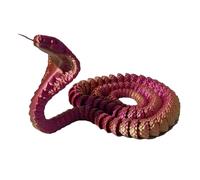 Juguetes Serpiente 3D, Animales impresos en 3D | Juguetes Anti-Stress Serpiente | Figuras de Colección, Accesorios de Bromas, articulado, Juguete Antiestrés, Decoración del Hogar, Regalos