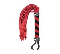 Juguetes sexuales para adultos,látigos de cuero sintético para acondicionamiento,castigo y azotes para sadomasoquismo,juguetes sexuales calientes para mujeres y hombres,color rojo,talla única