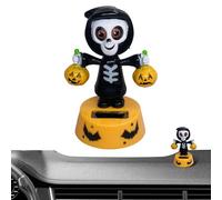 Juguetes solares danzantes - ABS 3,94 x 3,15 x 1,57 pulgadas | de bailarina oscilante, accesorios de tablero de dibujos animados de Halloween | Vehículo, camión, hogar, auto, automotor, sala d