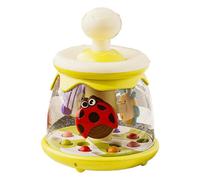 Juguetes spinner de succión para bebés - Juguete giratorio para bebé de prensa de 20,3x15x15cm | Aprendizaje temprano, carrusel con rotaciones atractivas, presione para girar la bola rebotante, cúpula