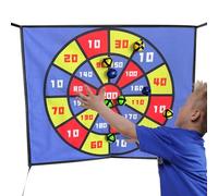 Juguetes - Sticky Ball Dartboard Kit, Trampolín Deportivo Accesorios | Juego interactivo de atrapar patio trasero para recreación interior al aire libre, fiestas de cumpleaños, fiestas de niños y