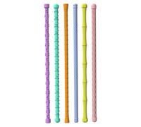 Juguetes texturizados para aliviar el estrés, 6 Piezas de palitos sensoriales, palitos de Juguete de relajación con Material Suave, Herramientas de Ejercicio Manual, Juguetes inquietos con diseño