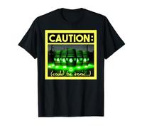 Juguetón vanguardista: Precaución: Podría ser tóxico Humor audaz Camiseta gráfica económica