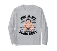 Juguetón Zen Mente, Cuerpo Sumo Luchador de Sumo de Dibujos Animados Manga Larga