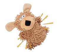 Juguetones chirriadores para cachorros - Colección de juguetes de peluche para perros, dúo portátil de 5 pulgadas con sonido, juego de tela para mascotas con alegría, diseño de actividades relajantes,