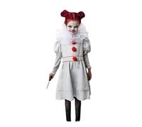 Juguetutto - Disfraz Payasa Asesina It niña - Halloween (5-6 años)
