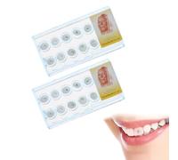 JUGUTA 2 Cajas de Tooth Gems Kit, Gemas Diamante Dientes, Adornos Dientes, Joyería De Dientes, Decoración De Dientes, Cristal Adornos Dientes, Reflectantes Diamante Gemas, Dentales Decorativas