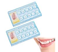 JUGUTA 2 Cajas Tooth Gems Kit, Gemas Diamante Dientes, Adornos Dientes, Joyería De Dientes, Decoración De Dientes, Cristal Adornos Dientes, Reflectantes Diamante Gemas, Dentales Decorativas