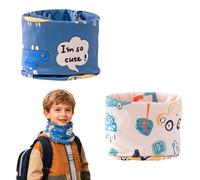 Juguta 2 Piezas Braga Cuello Niño, Bufanda Cuello Niño,Calentador de Cuello, Bufanda Pañuelo Cuello, Bufanda Cuello de Algodón Niños, Bufanda de Algodón de Invierno, Calentador de Cuello al Aire Libre