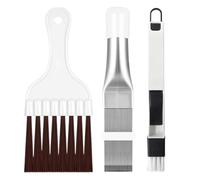 Juguta 3 Pcs Aire Acondicionado Aleta Peine Cepillo de Limpieza, AC Condensador Aleta Enderezador Herramienta Aleta Peine para Evaporador Radiador AC
