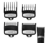 Juguta 4 cabezales de recortadora, peines deslizantes para máquina de cortar, peine de límite, repuesto para cabezal de corte de pelo, 6 mm, 4,5 mm, 3 mm y 1,5 mm para cortapelos estándar para Wahl