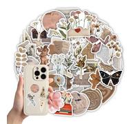 JUGUTA 60 Piezas Stickers aesthetic, pegatinas scrapbooking, pegatinas aesthetic, vintage, decoración, diario, álbum fotos, manualidades, regalo, adolescentes