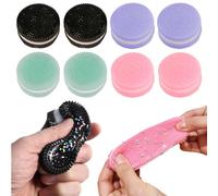 JUGUTA 8 Piezas Taba Squishy, Fufu Squishy, Scuishis, Ore Squishy, Juguete para Aliviar El Estrés, Juguete para Aliviar El Estrés, Juguete De Descompresión Ultrasuave, Juguete