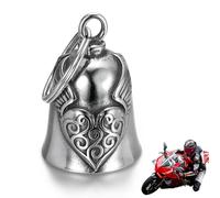 JUGUTA Campana Guardian Moto Bell Para Motocicleta,Campanilla De Motocicleta,Amuleto De La Suerte,Campana De Protección De Ángel Para Bendecir La Paz,Amuleto De La Suerte,Campana Moto Amuleto