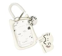 JUGUTA Kpop Photocard Holder,Fotokartenhalter Ausweishülle,Ausweishüllen Ausweishalter Id Card Badge Holder Für Idol Album Karte Foto Studentenbus Kartenanhänger Schlüsselanhänger Schutzende Fo