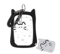 JUGUTA Kpop Photocard Holder, Portafotos, Funda Para Tarjetas De Identificación, Fundas Para Tarjetas De Identificación, Portaidentificaciones, Tarjetas(Negro)