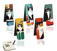 JUGUTA Marcapáginas Magnético, 5 Piezas Marcapáginas Para Niños, Animales Lindos Imanes Para Estudiantes, Niños, Niñas, Amantes De Los Libros