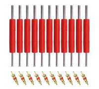 JUGUTA Obus Aire Acondicionado Extractor De Válvula Con 10 Insertos De Válvula Para Coche, Bicicleta, Coche, Camión, Neumático De Repuesto, Herramienta De Reparación