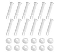 JUGUTA Pasador De Repuesto Para Piscina, Piezas De Repuesto Para Marco De Piscina, Repuestos De Piscinas De Plastico, Pasadores De Plástico Para Juntas De Piscinas Y Juntas De Goma(12 Pcs)