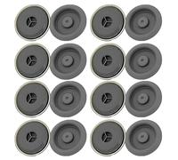 JUGUTA Tapones De Goma Grises Para Agujeros En El Suelo Del Chasis Del Coche, Set De 8 Unidades Para Mantenimiento Del Bajo Carrocería, Compatibles Con Modelos De Vw, Seat Y Skoda, Fácil Instal