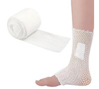 JUGUTA Vendaje De Red, 3.8Cm*2M Vendaje Elástico Vendaje Tubular, Venda Tubular Elastica De Malla Tubular Elástica, Heridas Vendaje Banda Fija Elástica Ayuda De Emergencia