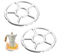 JUGUTA Zahd 2 Piezas Rejilla De Quemador De Anillo De Soporte De Wok Genérico Anillo Reductor De Estufa Adaptador Fuego Cocina Gas Soporte Adaptadores Anillo De Estufa De Gas Para Café Caliente Pot