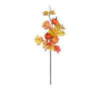 Jugutyeg Artificial Violet Flores Artificial Maple Leaves Ramas Decorativas Tallos Falsos de Otoño para Florero Material Adecuado para Bodas Fiesta de, Style C, Individual
