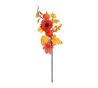 Jugutyeg Artificial Violet Flores Artificial Maple Leaves Ramas Decorativas Tallos Falsos de Otoño para Florero Material Adecuado para Bodas Fiesta de, Style E, Individual