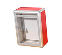 Jugutyeg Caja de Sugerencias con Cerradura Caja de Donaciones Caja para Recibir Sugerencias Caja para Balotas Montada en Pared de Aleación de Aluminio Sugerent, Ranura Frontal