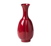 Jugutyeg Florero de Cerámica Decorativo Maceta para Plantas Jarrón de Arte Moderno para Repisa Accesorio Elegante Apto para Fiestas Bodas Estanterías Y, 9cmx22cm
